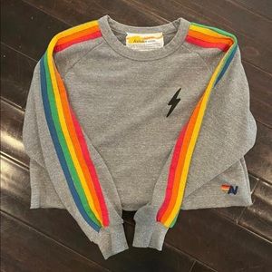 🎉AVIATOR NATION🎉 perfect condition, crop sweatshirt. Smoke free home